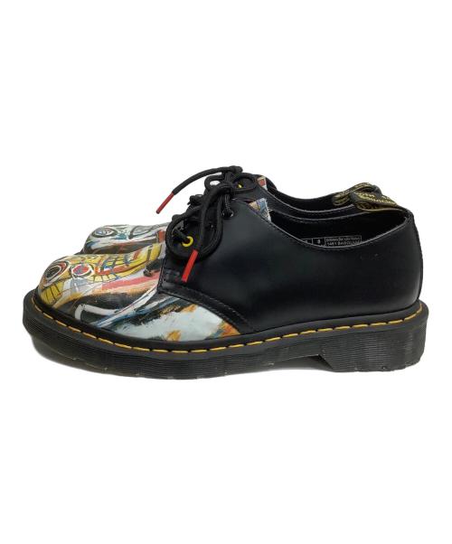 Dr.Martens（ドクターマーチン）Dr.Martens (ドクターマーチン) Jean-Michel Basquiat (ジャン ミシェル バスキア) 3ホールブーツ ブラック サイズ:26の古着・服飾アイテム