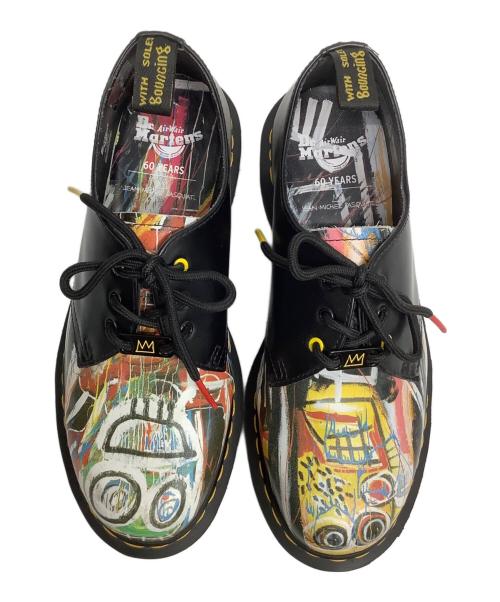 Dr.Martens（ドクターマーチン）Dr.Martens (ドクターマーチン) Jean-Michel Basquiat (ジャン ミシェル バスキア) 3ホールブーツ ブラック サイズ:26の古着・服飾アイテム