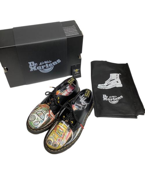 Dr.Martens（ドクターマーチン）Dr.Martens (ドクターマーチン) Jean-Michel Basquiat (ジャン ミシェル バスキア) 3ホールブーツ ブラック サイズ:26の古着・服飾アイテム