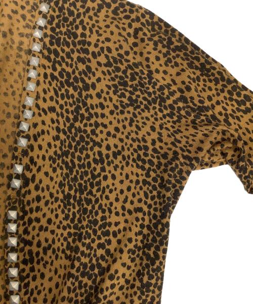 Thee Hysteric XXX（ジィ ヒステリックトリプルエックス）Thee Hysteric XXX (ジィ ヒステリックトリプルエックス) 薄手カーディガン キャメル サイズ:Mの古着・服飾アイテム