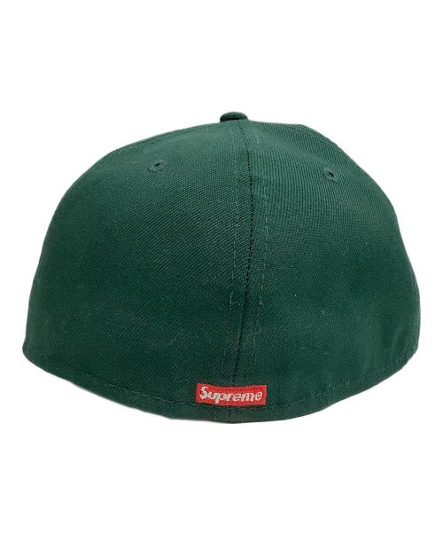 SUPREME（シュプリーム）Supreme (シュプリーム) New Era (ニューエラ) キャップ グリーン サイズ:7 3/8の古着・服飾アイテム