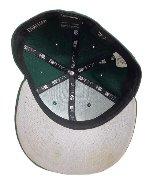 SUPREME（シュプリーム）Supreme (シュプリーム) New Era (ニューエラ) キャップ グリーン サイズ:7 3/8の古着・服飾アイテム