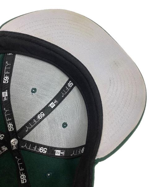 SUPREME（シュプリーム）Supreme (シュプリーム) New Era (ニューエラ) キャップ グリーン サイズ:7 3/8の古着・服飾アイテム