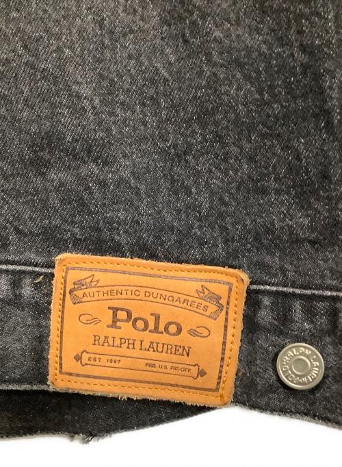 RALPH LAUREN COUNTRY（ラルフローレンカントリー）RALPH LAUREN COUNTRY (ラルフローレンカントリー) ヴィンテージデニムジャケット ブラック サイズ:Lの古着・服飾アイテム