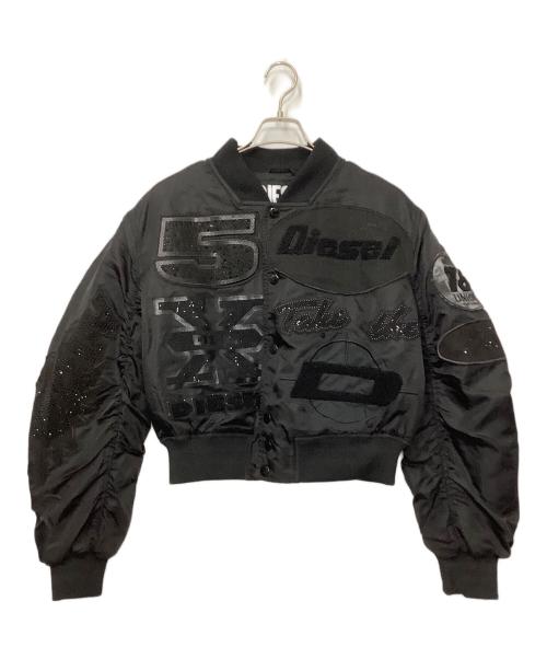 DIESEL（ディーゼル）DIESEL (ディーゼル) ボンバージャケット ブラック サイズ:Sの古着・服飾アイテム