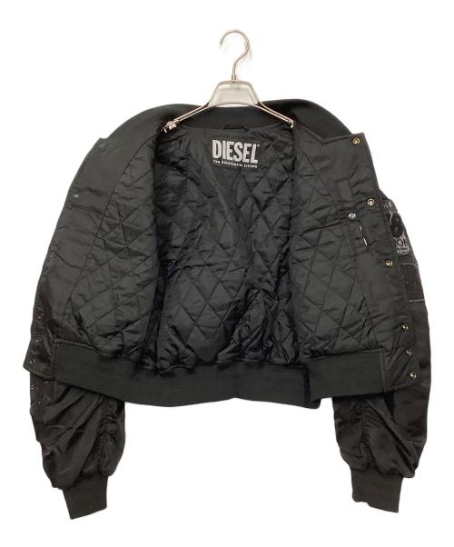 DIESEL（ディーゼル）DIESEL (ディーゼル) ボンバージャケット ブラック サイズ:Sの古着・服飾アイテム
