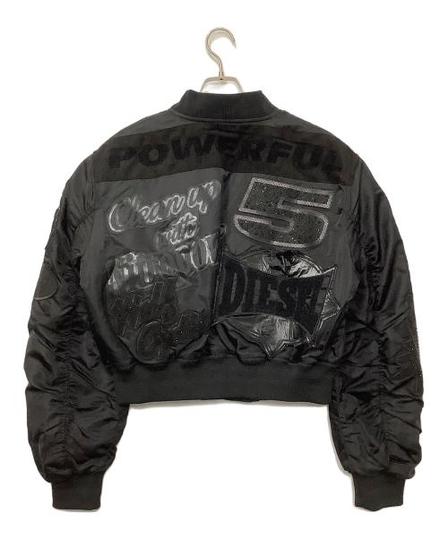 DIESEL（ディーゼル）DIESEL (ディーゼル) ボンバージャケット ブラック サイズ:Sの古着・服飾アイテム