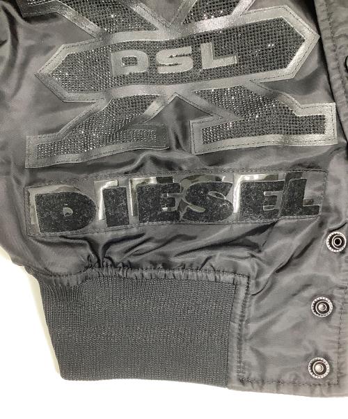 DIESEL（ディーゼル）DIESEL (ディーゼル) ボンバージャケット ブラック サイズ:Sの古着・服飾アイテム