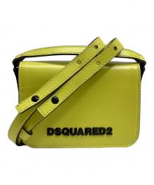 DSQUARED2（ディースクエアード）の古着「Logo Crossbody/ロゴクロスボディーバッグ」｜イエロー