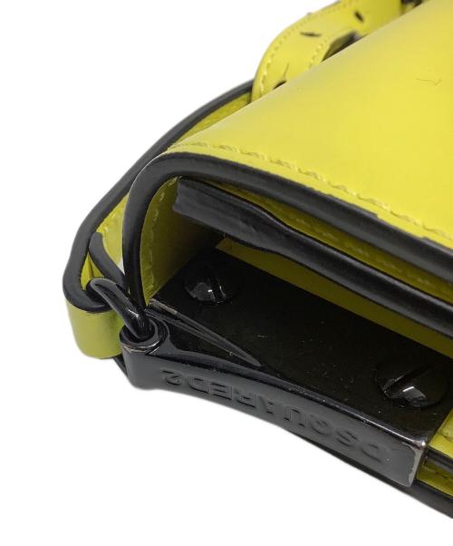 DSQUARED2（ディースクエアード）DSQUARED2 (ディースクエアード) Logo Crossbody/ロゴクロスボディーバッグ イエローの古着・服飾アイテム