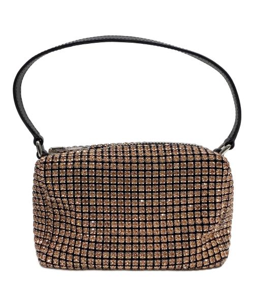 ALEXANDER WANG（アレキサンダー・ワン）ALEXANDER WANG (アレキサンダーワン) ビジュートリムミニバッグ ブラック×ピンクの古着・服飾アイテム