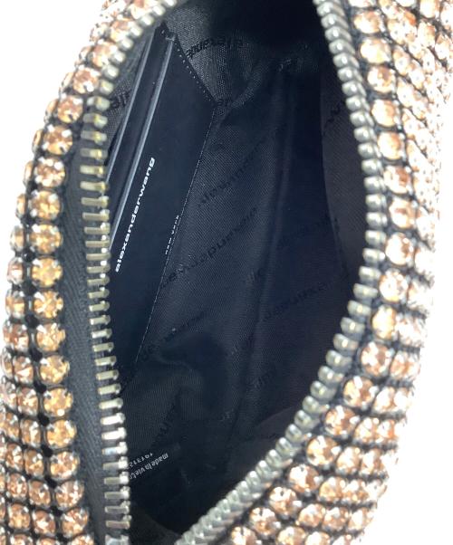 ALEXANDER WANG（アレキサンダー・ワン）ALEXANDER WANG (アレキサンダーワン) ビジュートリムミニバッグ ブラック×ピンクの古着・服飾アイテム
