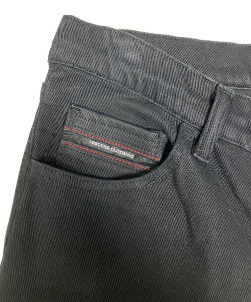 RESOUND CLOTHING（リサウンドクロージング）RESOUND CLOTHING (リサウンドクロージング) デニムジャージスキニーパンツ ブラック サイズ:2の古着・服飾アイテム
