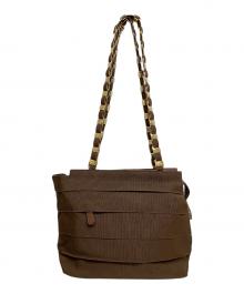 Salvatore Ferragamo（サルヴァトーレ フェラガモ）の古着「チェーンショルダーバッグ」｜ブラウン