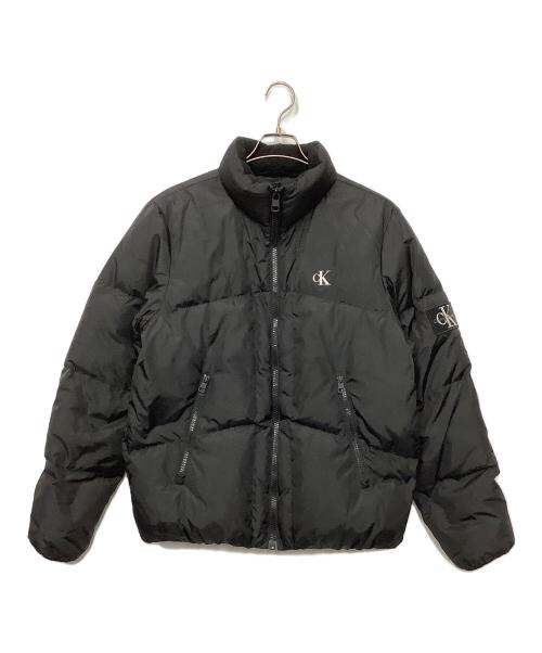 Calvin Klein Jeans（カルバンクラインジーンズ）Calvin Klein Jeans (カルバンクラインジーンズ) ダウンジャケット ブラック サイズ:Mの古着・服飾アイテム