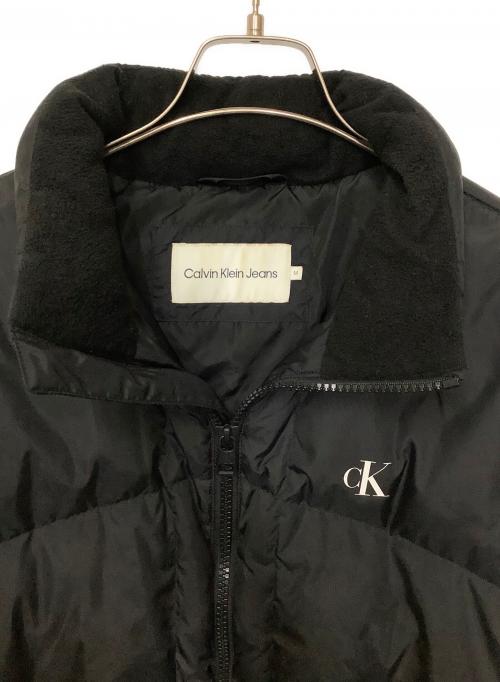 Calvin Klein Jeans（カルバンクラインジーンズ）Calvin Klein Jeans (カルバンクラインジーンズ) ダウンジャケット ブラック サイズ:Mの古着・服飾アイテム