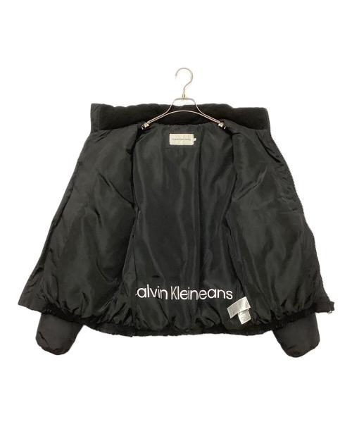 Calvin Klein Jeans（カルバンクラインジーンズ）Calvin Klein Jeans (カルバンクラインジーンズ) ダウンジャケット ブラック サイズ:Mの古着・服飾アイテム