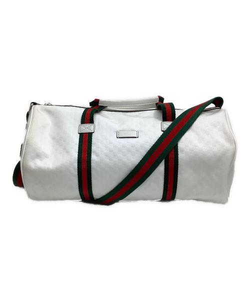 GUCCI（グッチ）GUCCI (グッチ) ミニボストンバッグ ホワイトの古着・服飾アイテム