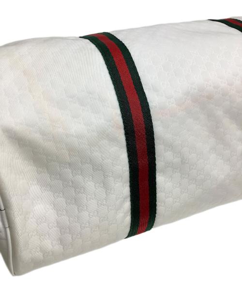 GUCCI（グッチ）GUCCI (グッチ) ミニボストンバッグ ホワイトの古着・服飾アイテム