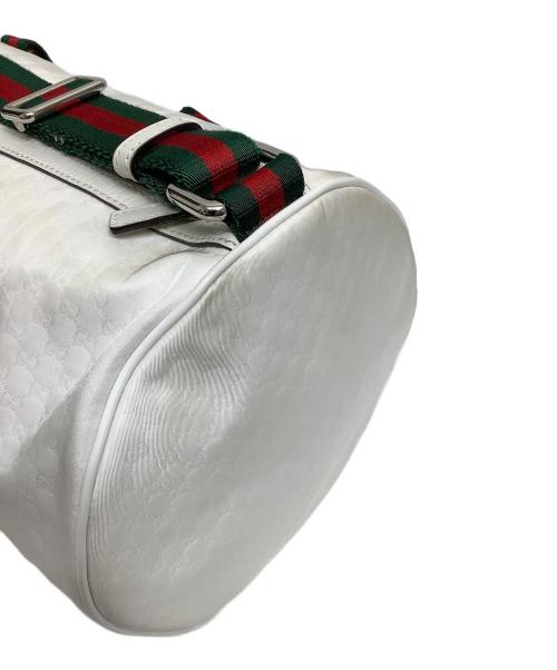 GUCCI（グッチ）GUCCI (グッチ) ミニボストンバッグ ホワイトの古着・服飾アイテム