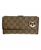 GUCCIグッチ）の古着「長財布」｜ベージュ
