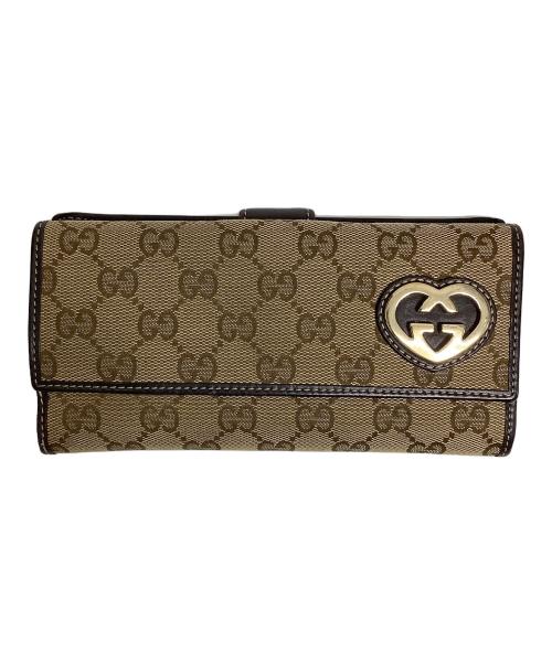 GUCCI（グッチ）GUCCI (グッチ) 長財布 ベージュの古着・服飾アイテム