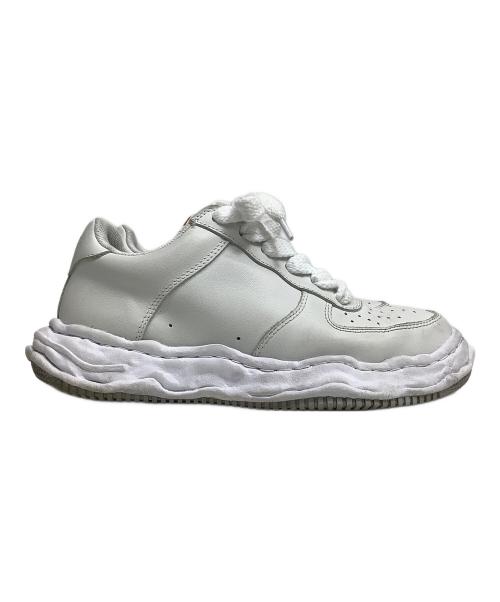 Maison MIHARA YASUHIRO（メゾン ミハラ ヤスヒロ）Maison MIHARA YASUHIRO (メゾン ミハラ ヤスヒロ) WAYNE LOW LEATHER LOW TOP ホワイト サイズ:40の古着・服飾アイテム