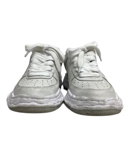 Maison MIHARA YASUHIRO（メゾン ミハラ ヤスヒロ）Maison MIHARA YASUHIRO (メゾン ミハラ ヤスヒロ) WAYNE LOW LEATHER LOW TOP ホワイト サイズ:40の古着・服飾アイテム