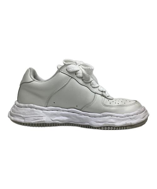 Maison MIHARA YASUHIRO（メゾン ミハラ ヤスヒロ）Maison MIHARA YASUHIRO (メゾン ミハラ ヤスヒロ) WAYNE LOW LEATHER LOW TOP ホワイト サイズ:40の古着・服飾アイテム