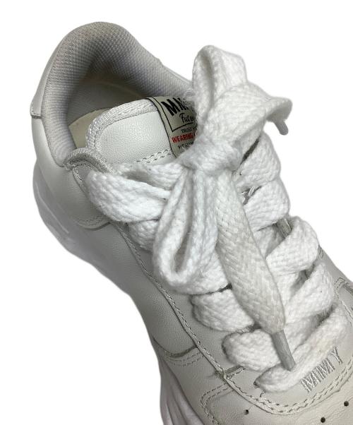 Maison MIHARA YASUHIRO（メゾン ミハラ ヤスヒロ）Maison MIHARA YASUHIRO (メゾン ミハラ ヤスヒロ) WAYNE LOW LEATHER LOW TOP ホワイト サイズ:40の古着・服飾アイテム