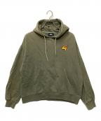 stussyステューシー）の古着「パーカー」｜グリーン