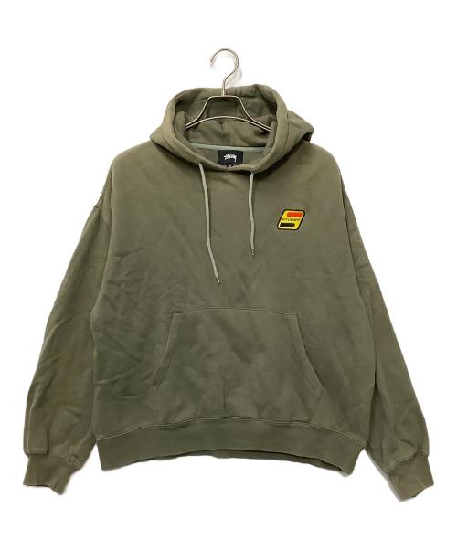 stussy（ステューシー）stussy (ステューシー) パーカー グリーン サイズ:Mの古着・服飾アイテム