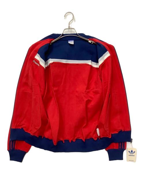 adidas（アディダス）adidas (アディダス) トラックジャケット レッド×ネイビー サイズ:5 未使用品の古着・服飾アイテム