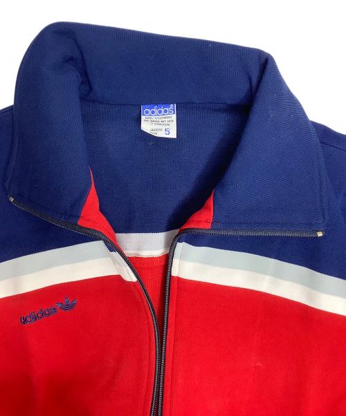 adidas（アディダス）adidas (アディダス) トラックジャケット レッド×ネイビー サイズ:5 未使用品の古着・服飾アイテム