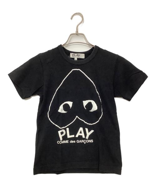 PLAY COMME des GARCONS（プレイコムデギャルソン）PLAY COMME des GARCONS (プレイコムデギャルソン) 半袖カットソー ブラック サイズ:Sの古着・服飾アイテム