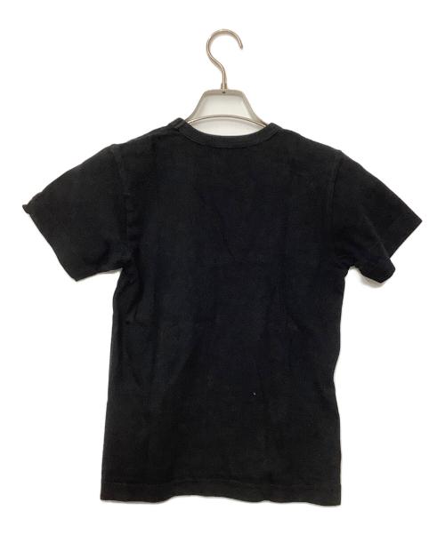 PLAY COMME des GARCONS（プレイコムデギャルソン）PLAY COMME des GARCONS (プレイコムデギャルソン) 半袖カットソー ブラック サイズ:Sの古着・服飾アイテム
