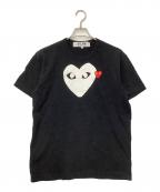 PLAY COMME des GARCONSプレイコムデギャルソン）の古着「半袖カットソー」｜ブラック