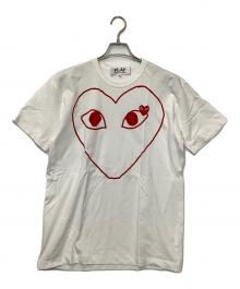 PLAY COMME des GARCONS（プレイコムデギャルソン）の古着「半袖カットソー」｜ホワイト