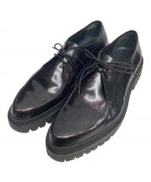 GUARDIANI（ガルディアーニ）の古着「ビジネスシューズ」｜ブラック×パープル