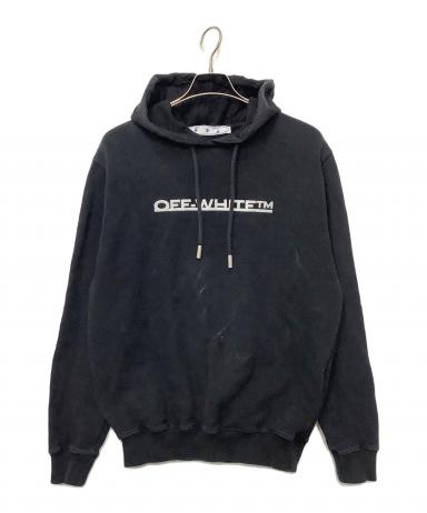 中古・古着通販】OFFWHITE (オフホワイト) パーカー ブラック サイズ:S