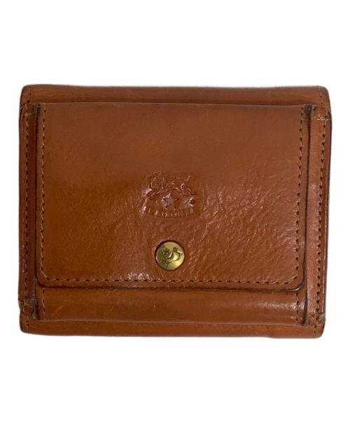 IL BISONTE（イル ビゾンテ）IL BISONTE (イル ビゾンテ) 3つ折り財布 キャメルの古着・服飾アイテム