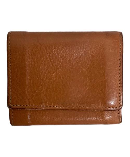 IL BISONTE（イル ビゾンテ）IL BISONTE (イル ビゾンテ) 3つ折り財布 キャメルの古着・服飾アイテム