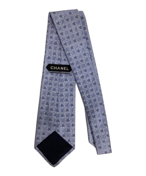 CHANEL（シャネル）CHANEL (シャネル) ネクタイ ブルー サイズ:73㎝の古着・服飾アイテム