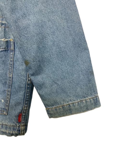 SUPREME（シュプリーム）Supreme (シュプリーム) 14SS Classic Logo Hooded Denim Parka インディゴ サイズ:Sの古着・服飾アイテム