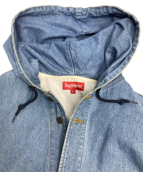 SUPREME（シュプリーム）Supreme (シュプリーム) 14SS Classic Logo Hooded Denim Parka インディゴ サイズ:Sの古着・服飾アイテム