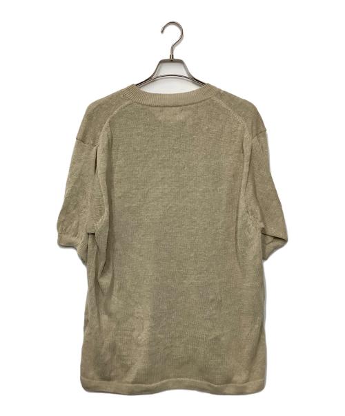 Ernie Palo（アーニーパロ）Ernie Palo (アーニーパロ) 半袖ニット ベージュ サイズ:44の古着・服飾アイテム