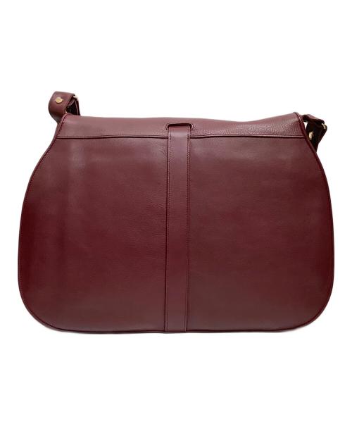 Cartier（カルティエ）Cartier (カルティエ) メッセンジャーバッグ ボルドーの古着・服飾アイテム