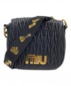 MIU MIUミュウミュウ）の古着「ショルダーバッグ」｜ブラック