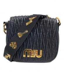 MIU MIU（ミュウミュウ）の古着「ショルダーバッグ」｜ブラック