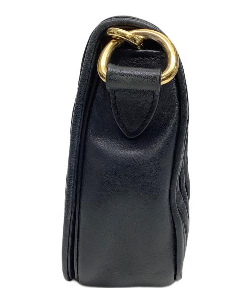 MIU MIU（ミュウミュウ）MIU MIU (ミュウミュウ) ショルダーバッグ ブラックの古着・服飾アイテム